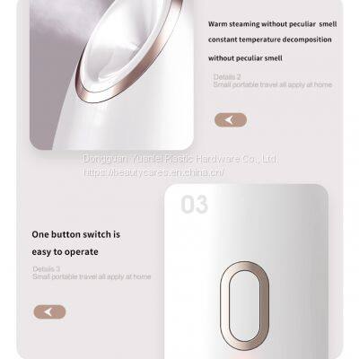 Custom Professional Portable Vaporizador Face Mister Nano Ionic Facial Steamer 3 in 1 photo-3