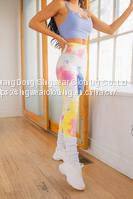 Women's Sexy Santoni Seamless Tie Dye High Strength Legging. photo-2