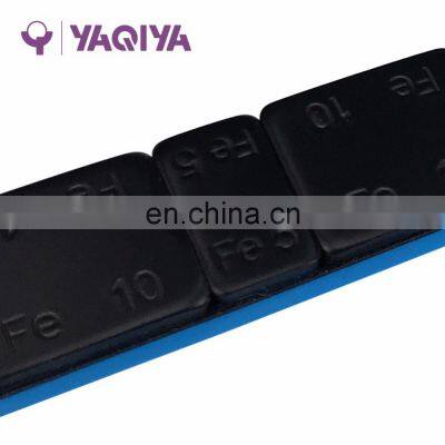 black coated balancing weight fe adhesive wheel weight