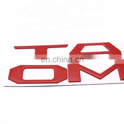 Car Tailgate Raised Letters Name Plate Inserts Custom Rear Trunk Badge Emblem Sticker Decal photo-5