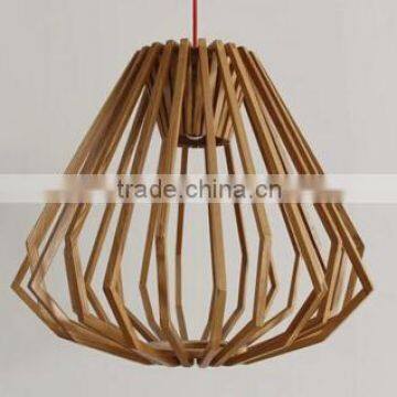 2016 hot sale wood pendant light