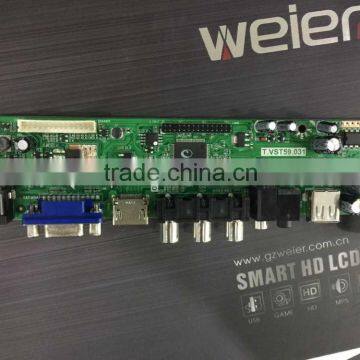 LCD mainboard TVST.V59 031PCB CVT V59 GUANGZHOU FACTORY