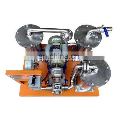 Small Size Portable 32Lpm Stainless Steel Edible Olive Oil Sunflower Oil Filter Machine photo-4