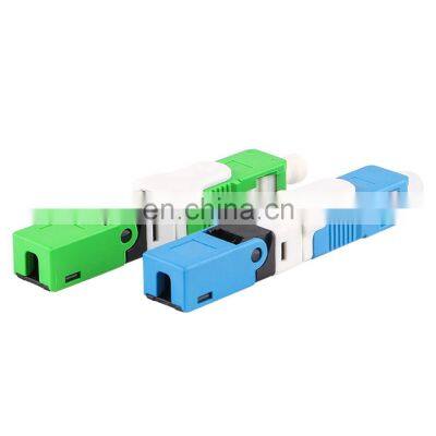 China Manufacturer SC Field Assembled Fiber Connector FTTH Fast Connector ESC250D