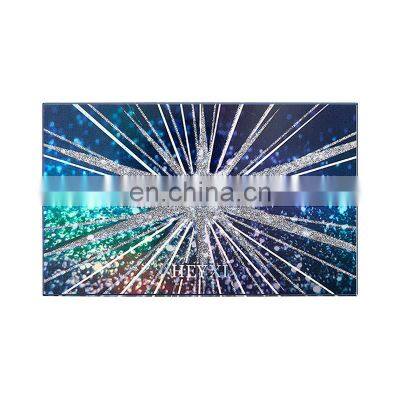 Flip Top Eyeshadow Palette Paper Packaging Empty Make Up Cosmetics Magnetic Glitter Pigmented PaletteSupplier