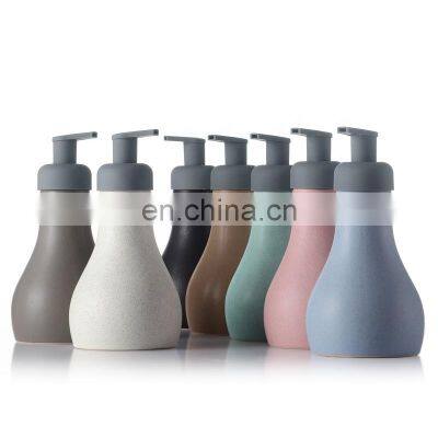 2022 hot sale modern designer ceramic soap dispenser set bathroom accessories