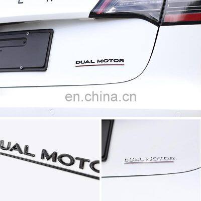 Customize Plastic Sport Emblem Door Badge Decal Car Sticker Abs Chrome Car Sign Badges For Tesla Model 3 photo-5