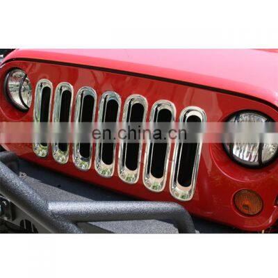 Black Grille Inserts for Jeep Wrangler JK