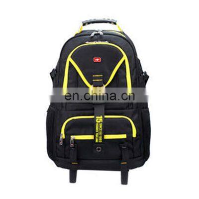 Wholesale Lightweight Luggage Rolling Backpack Trolley Bag with Aluminium Telescopic Handle for Travel or Business