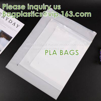 PLA Self Grip Seal Ok Compostable Packaging Corn Starch K Food Bag Food, Gift, Household, Restaurant, Store, Grocery Pac photo-3