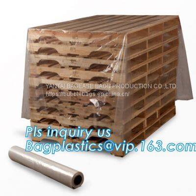 Square Bottom 4mil Clear Pallet Cover, Square Bottom Bag on Roll Pallet Cover Bag, Polyester Pallet Cover Bags, Pallet T photo-3