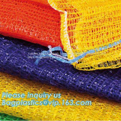 Promotional Raschel pp Woven Mesh Bag,Machine Knitted Pp Vegetables Raschel Mesh Bag,Fruit and Vegetables Raschel Mesh b photo-4