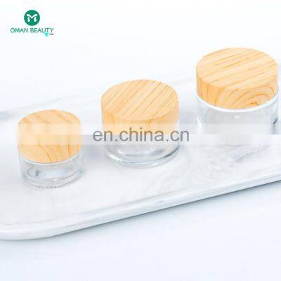 Mini 8oz Frosted Glass Body Lotion Scrub Candle Jar With Lid Wholesale photo-3