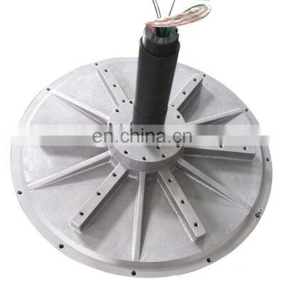 1000w 1kw 50rpm Custom Voltage Inner Rotor AC PMA PMG 3 Phase Low RPM Coreless Permanent Magnet Generator Alternator