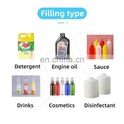 Stainless Steel 4 Head Syrup Liquid Detergent Bottle Filling Machine photo-3