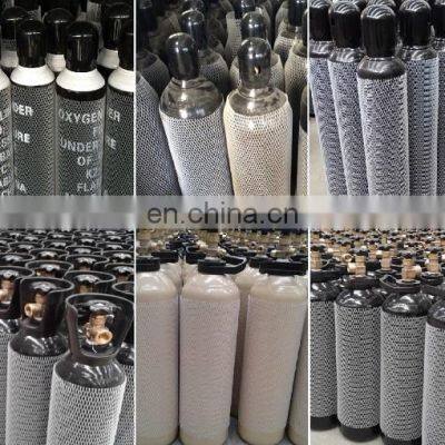 HG-IG Egypt Market 40L Steel Gas Cylinder With WO55(QF-6A) Valve PZ27.8 Cylinder Thread White Shoulder Black Body photo-4