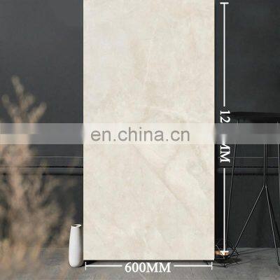 tunisie porcelain polished ceramic tile marble look floor finish