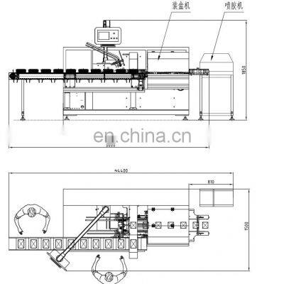 Automatic Low Price Surgical Face Mask Box Cartoning Packing Machine Price photo-3