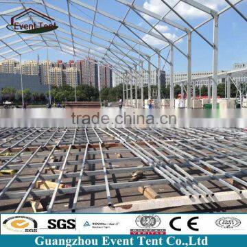 High quality transparent PVC hard wall pitched industrial hall for warehouse