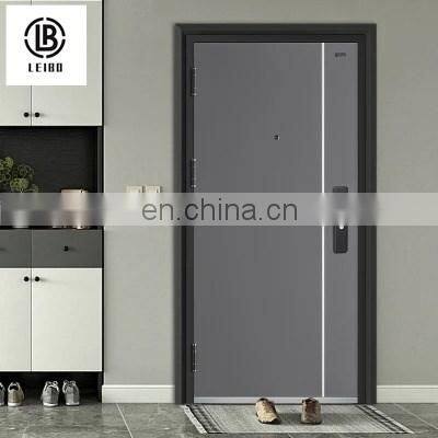 Fire Rated Solid Interior Flush Safety Hotel Entry Timber Wooden Door With UL10c Certificate photo-3