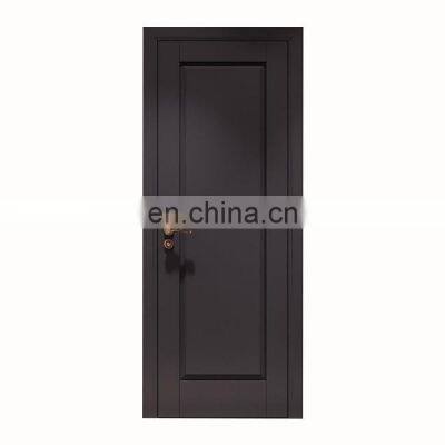 Rustic bedroom hotel mahogany European flush veneer hardwood modern contemporary black painting interior shaker doors