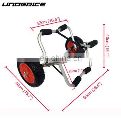 UICE Multifunction Foldable Aluminum Fold Kayak Trolley Fishing Kayak Trolley Beach Marine Kayak Trolley photo-5