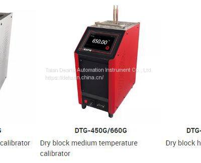 Portable -35 to 150 C low temperature calibrator with dry block vertical well bath