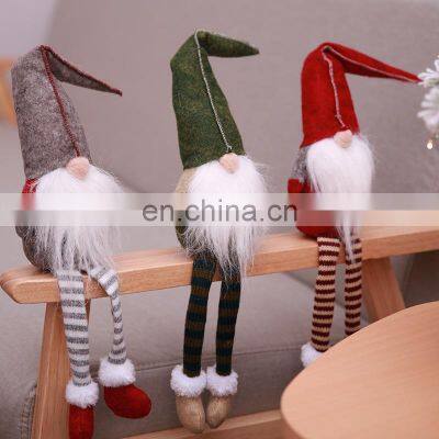 2022 Christmas Long-legged Doll Toys 20 Inches Handmade Christmas Gnome Swedish Figurines Xmas Decoration Dolls