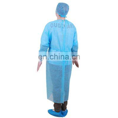 Hospital patient use ppe disposable isolation gown