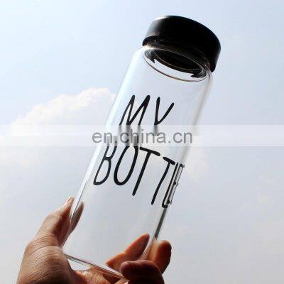 Promotional Custom Unbreakable My Bottle Tritan Water Bottle Plastic Water Bottle 500ml