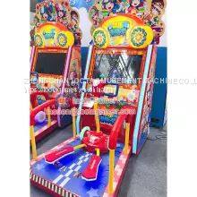 Guangdong Zhongshan Tai Le Amusement Children's Indoor and Outdoor Video Games Coin-operated Self-help Sports Class Crazy Rowing Stimulation Swing Racing Simulation Crazy Out of the Lottery photo-2