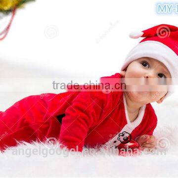 Hot sale kids solid color clothes lovely girls outfits fall baby clothes apparel 2015 christmas children clothing MY-IA0015