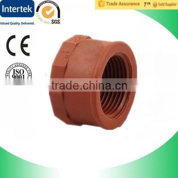 cheap pp fittings female round pipe cap