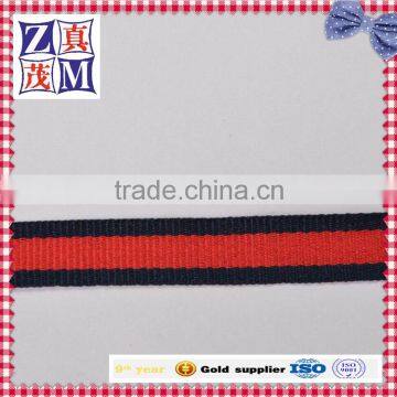 Durable Striped Inelastic Webbing Polyester Tape photo-3