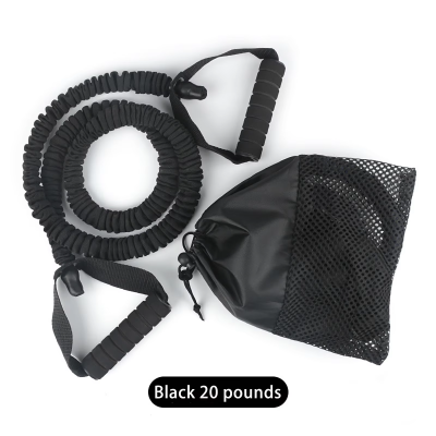 Natural Latex TPE Resistance Tube Set Nylon Covered Band for Workout and Fitness Training