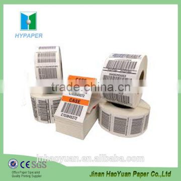 custom adhesive printable sticker roll thermal labels