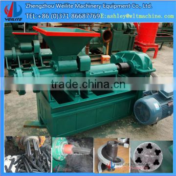 screw type making coal briquette extruder machine