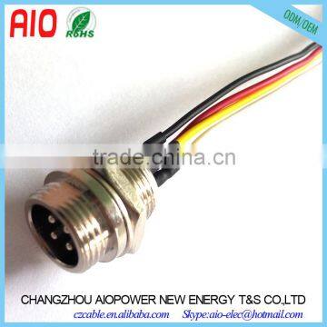 Gx12 4PIN Chassis Male to 4 Pin Terminal Female Socket Connector Aviation Plug Cable for Li-ion Battery Charger photo-5