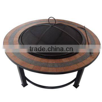 Hot sale outdoor mosaic heating fire pit table----35.5Inch