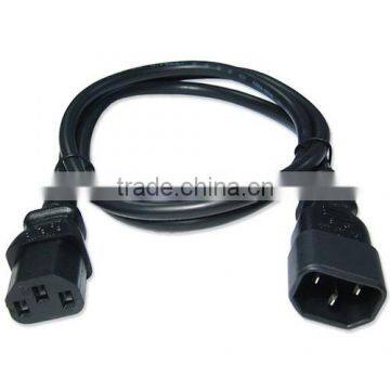 Reliable Quality Convenient IEC C13/C14 Power Cord Cable Extension/Power Cold devices Cable Extension 90cm