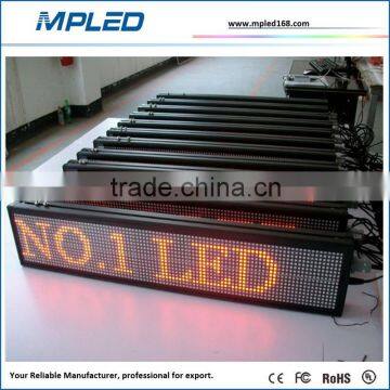 On sale single red color led sign for theater