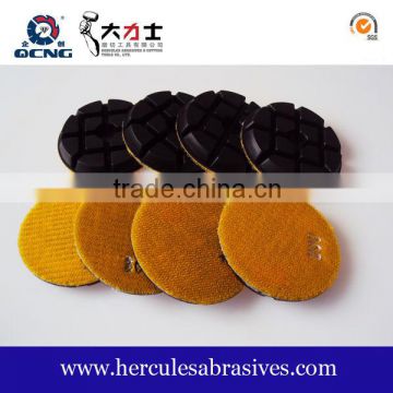 resin concrete pads, concrete grinding pads, flexible polishing pad