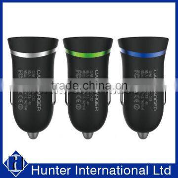 Fashionable Black Single USB Bullet Car Charger