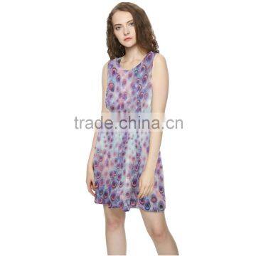Women Casual One Piece Chiffon Spanish Dress for Women photo-2