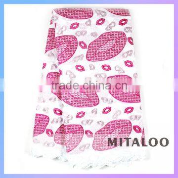 Mitaloo MSL0377 Big Swiss Voile Lace 2016 Newest Design Swiss Lace