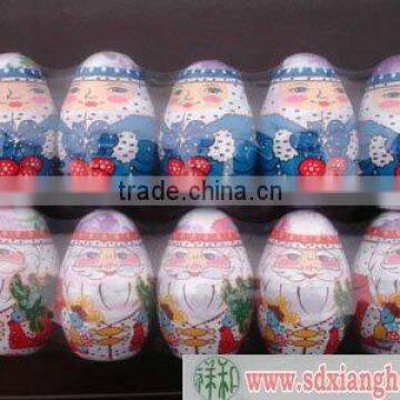 100% cotton egg shaped compressed towel for promotion and gift