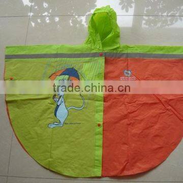 Cartoon Custom Printed Kids Raincoat Ponchos photo-3