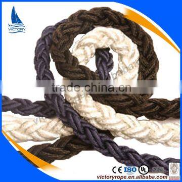 14mm PP 8 strand braid marine rope anchor rope with factory price