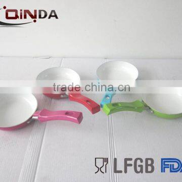 Aluminum ceramic mini fry pan electric ceramic fry pan for Brazil market