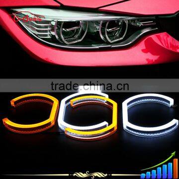 B-Deals DTM Style dual colors led angel eyes for bmw f30 headlights